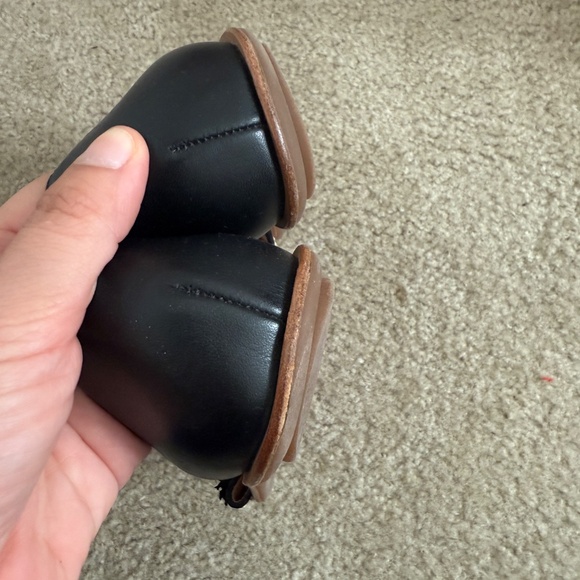 LOEFFLER RANDALL Pompom Raffia Leather Sandal 7.5 - Picture 6 of 7